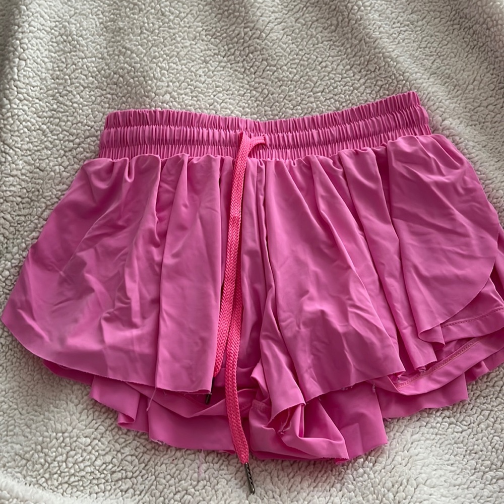 Pink Flowy Shorts Size XS/S